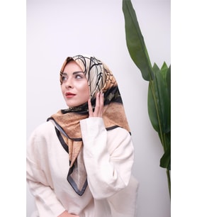 Renkli Karma Desen Dijital Soft Eşarp