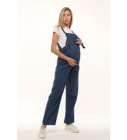 Luvmabelly MYRA6152 Kot Hamile Salopet -Mavi