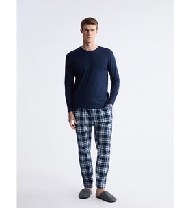 LC WAIKIKI Lacivert Standart Kalıp Erkek Pijama Takımı
