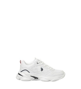 U.S. Polo Assn. Bob 6Fx Kadın Sneaker Spor Ayakkabı Beyaz