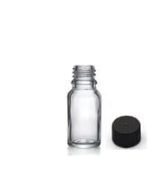10ml şeffaf şişe düz kapaklı, 24 adet, cam şişe, esans şişesi, yağ şişesi, kozmetik şişesi
