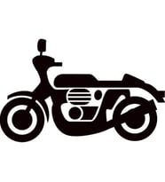 MOTOSİKLET FOLYO STİCKER 20cm uzunluk
