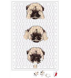 Pug Köpek 05 Puzzle 240 Parça Yapboz