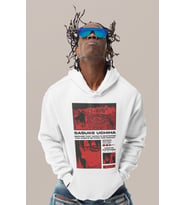 Sasuke Uchiha Naruto Shippuden Baskılı Unisex Oversize Anime Karakter Hoodie