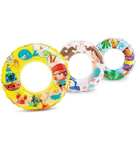 ıntex şeffaf desenli simit 61 cm 59242 (Renksiz)