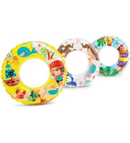ıntex şeffaf desenli simit 61 cm 59242 (Renksiz)