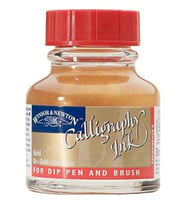Winsor & Newton Kaligrafi Mürekkebi 30 ml. METALLIC GOLD 