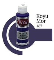 Rich Master Akrilik Boya 120 cc. 167 Koyu Mor 