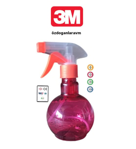 3m Fısfıs Çiçek Sulama Plastik Su Sprey Şişesi
