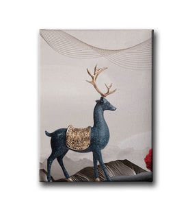 Geyikli Canvas Tablo MİND443