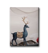 Geyikli Canvas Tablo MİND443