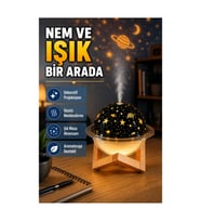 Projeksiyon Işıklı USB Mini Hava Nemlendirici – Aromaterapi Destekli