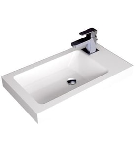 Alvit 25x45 Tezgah Üstü Lavabo 