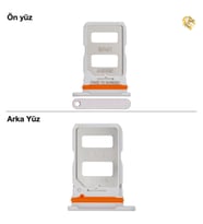 Xiaomi Mi 12 Lite Uyumlu Sim İç Yuvası Çiftli Pembe Sim Kart Tepsisi Sim Kızağı Sim Çekmecesi
