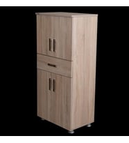 Çok Amaçlı 13634 Dolap Hard Parlak SOMONE Suntalem 4Raf Kutu sevk 130 El Yapım (Kahverengi)