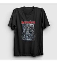 Presmono Unisex Siyah Mummy V2 Iron Maiden T-Shirt 408283tt