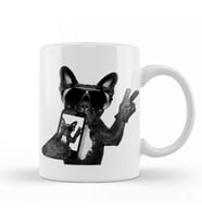 The French Bulldog Kupa Bardak Porselen