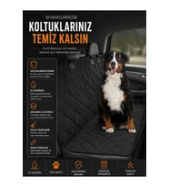 Sıvı Geçirmez Köpek Yatağı ve Araba Koltuk Koruma Kılıfı