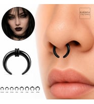 Pincher Septum Piercing Genişletici Ear Stretcher Gauge Buffalo Taper Plug Tünel Açma Aparatı