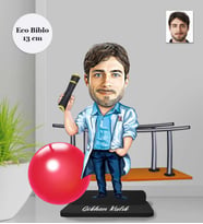 Kişiye Özel Fizyoterapist Erkek Ahşap Eco Biblo -1