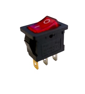 KCD1 Kırmızı Işıklı On/Off Anahtar 3 Pin Uyumlu