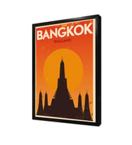 Bangkok Çerçeveli Mdf Tablo