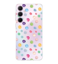 PrintiFy Galaxy A36 ile Uyumlu Water Color 6  Kamera Korumalı Şeffaf  Kılıf