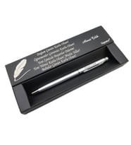 Signator® C500 Slim Krom Tükenmez Kalem  İsme Özel Kalem  Hediyelik Kalem (Karışık)