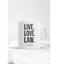 Live Love Law Avukat Kupa Bardak