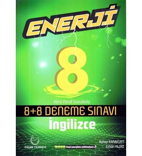 PALME 8. SINIF ENERJİ İNGİLİZCE 8+8 DENEME