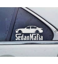 F01 7-series 730d Kelebek Cam Araba oto Sticker 19 cm 2 Adet