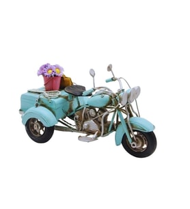Çiçek Sepetli Metal Scooter 3 Tekerlek Modeli C1653