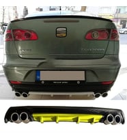 Seat Cordoba Sarı Difüzör Çiftli Yuvarlak Egzoz Görünümlü D Tip Difizör