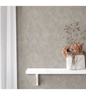 MUSE Koleksiyonu 25105-3 Gri Textile Dokulu Duvar Kağıdı