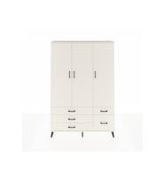 Arges Gardrop 5 Raflı 5 Çekmeceli Tek Askılı 132x30x195 Aytaşı-Aytaşı