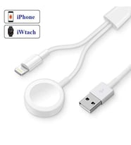 Ally 2in1 Apple Watch Şarj- İPhone Usb Şarj Kablosu-(5775)