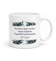 Toksik İnsanları Hayatından Çıkaranlara Özel Özgürlük Kupası Hediye Bardak
