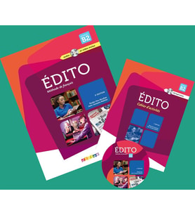 Edito B2 Niveau Méthode de français Livre + Cahier d'exercices + DVD (2016-2020)