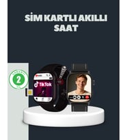 SIM Kartlı GPS Destekli Akıllı Saat Sesli Görüşmeli