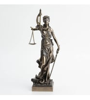 Justitia Themis - Adalet Tanrıçası Biblo  (Bronz)