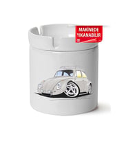 Beetle Baskılı Porselen At-Söndür Küllük (Kl-Otmbl-Vw)