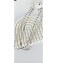 Silver Renk Boru İtalyan Zincir (45+5 cm)
