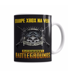 Equipe Xbox Na Veia Battlegrounds Kupa Bardak Porselen
