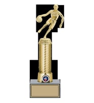 ODAK KUPA - Figürlü Kupalar - Basketbol Kadın Figürlü Kupalar FG-008 B - 30 cm