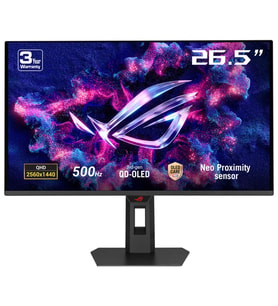 ASUS ROG Strix OLED XG27AQDPG 26.5 inç 500Hz 0.03ms 2K QHD Adaptive Sync QD-OLED Pivot Gaming Monitör