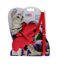 Atlantik Kanatlı Melek Kedi Göğüs Bel Tasması 20*32 cm Kırmızı
