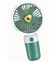 Meyve Figürlü Mini Fan Şarjlı El Vantilatörü Taşınabilir Soğutucu