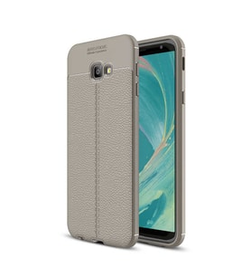 Samsung Galaxy J4 Plus Uyumlu Kılıf Zore Niss Silikon Kapak (Gri)