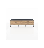 Arges TV Ünitesi 3 Çekmeceli  176x30x51 Antrasit-Antrasit/Çam