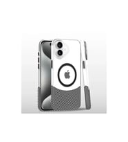 İphone 16 Carbon Puzzle Kapak - Beyaz